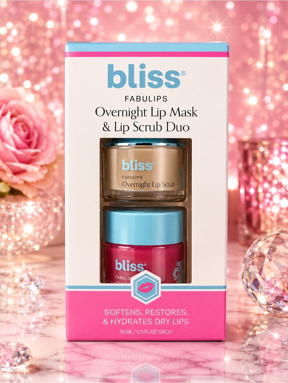 Bliss Fabulips Overnight Lip Mask & Lip Scrub Duo